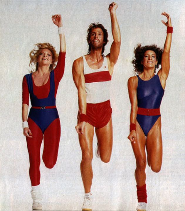 Fitnessowa moda lat 80-tych!