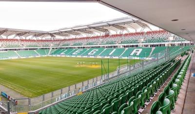 Centralny punkt szczepień na stadionie Legii