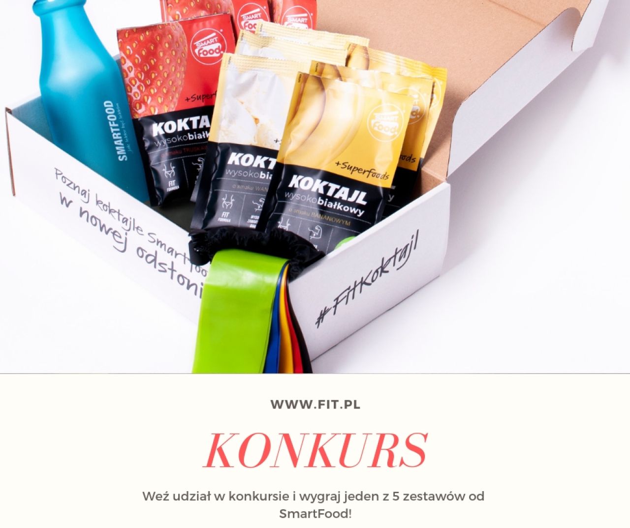 Proteinowe koktajle od SmartFood! KONKURS