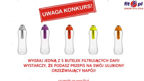 KONKURS! Wygraj butelkę filtrującą od Dafi!