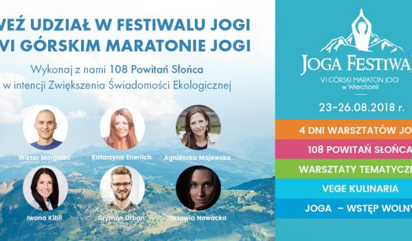 Joga Festiwal. VI Górski Maraton Jogi w Wierchomli coraz bliżej