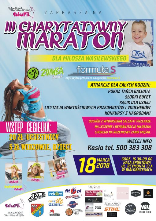 III Charytatywny Maraton Zumby i Formuły S dla Miłosza