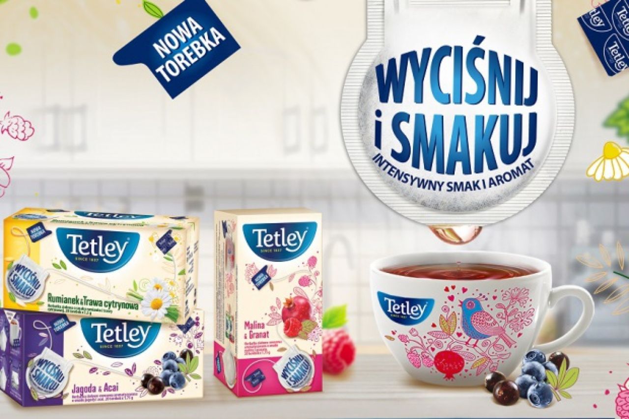 Odkryj nową jakość
smaku herbatek ziołowo-owocowych Tetley