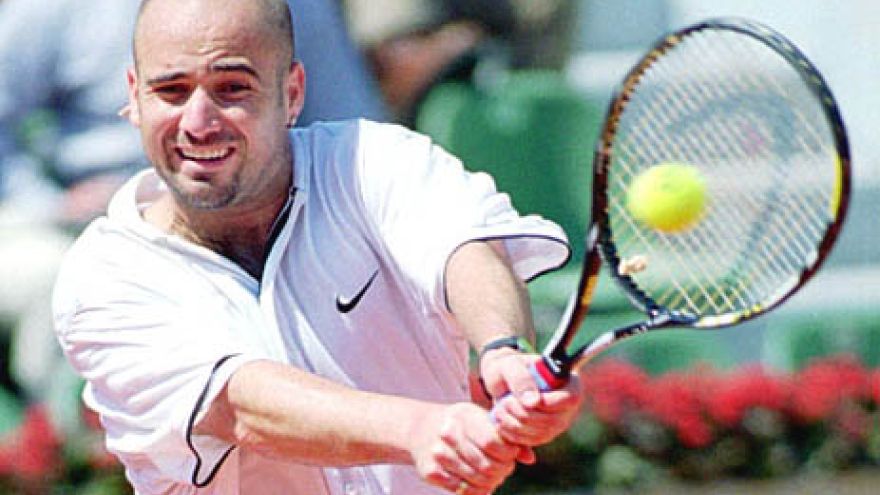 Rakieta Andre Agassi: trening