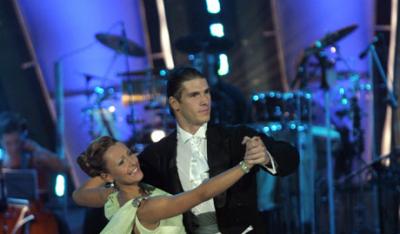 Piotr Adamski i Blanka Winiarska