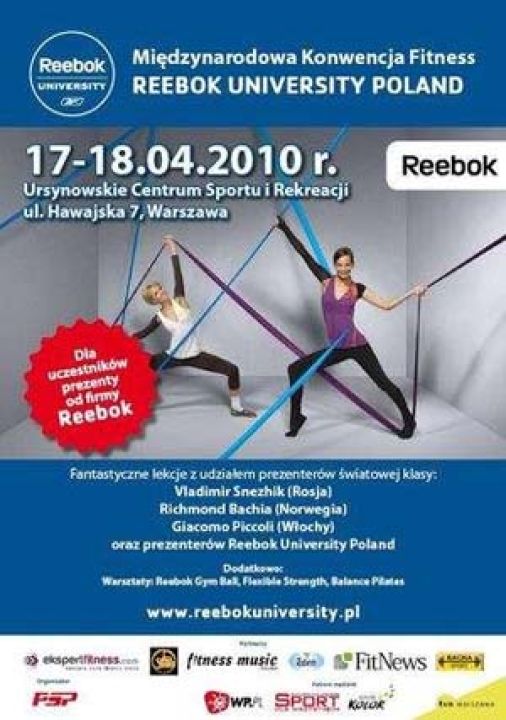 Międzynarodowa Konwencja Fitness Reebok University 2010