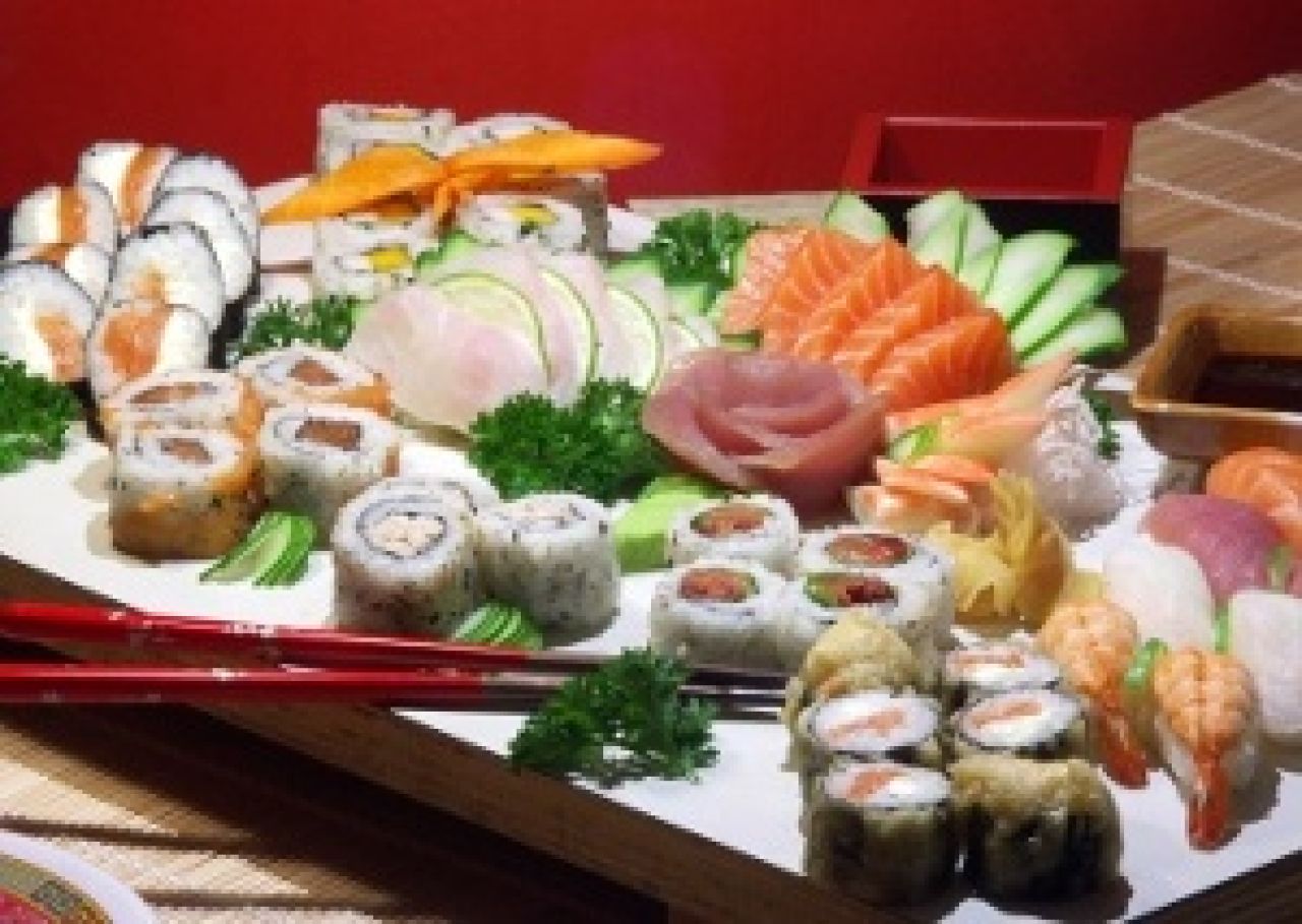 Sushi na wigilijnym stole