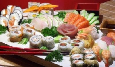 Sushi na wigilijnym stole