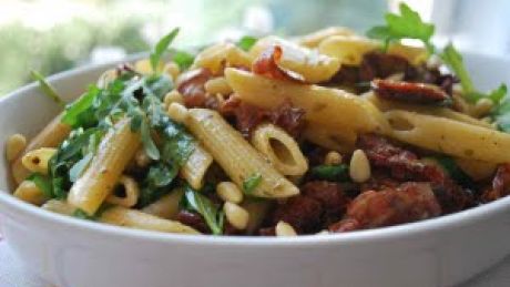 Penne z suszonymi pomidorami