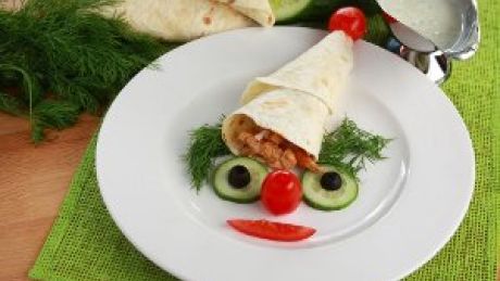 Czapka krasnala - Gyros w tortilli
