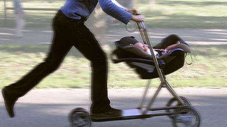 Wózek-hulajnoga dla aktywnych mam