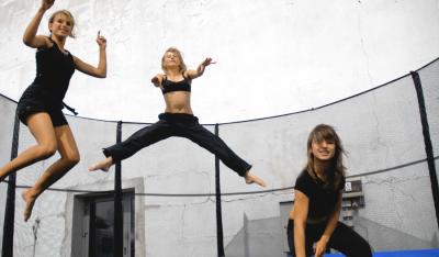 Trening na trampolinie dla dorosłych