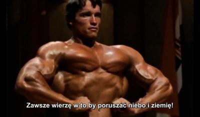 Arnold Schwarzenegger motywuje