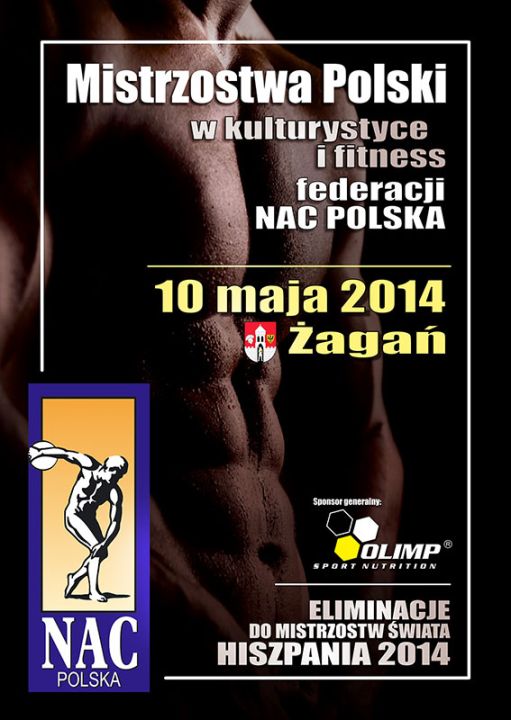 Mistrzostwa Polski Federacji NAC w Kulturystyce i Fitness Żagań 2014