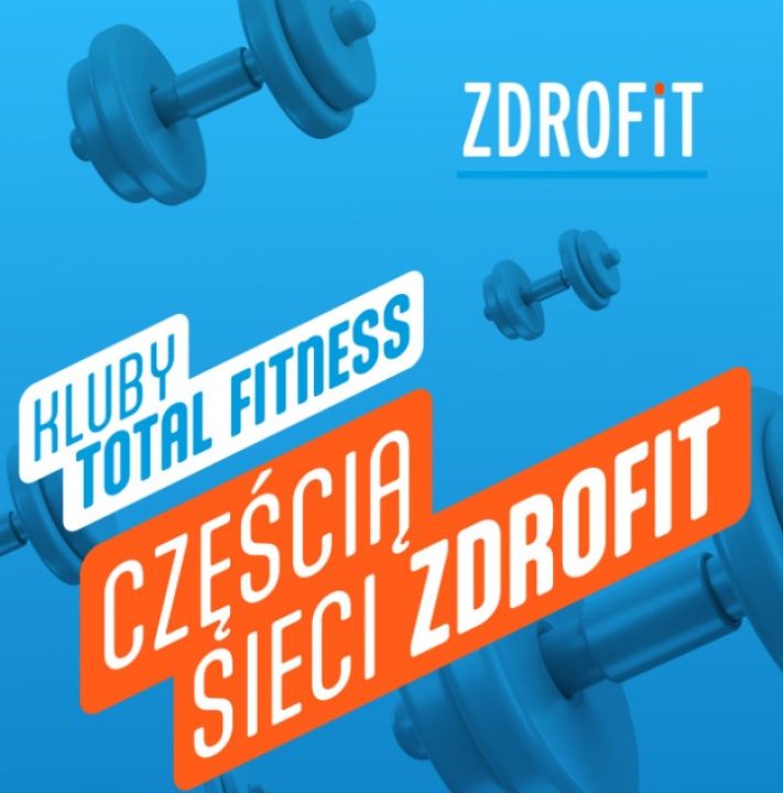 Zmiana szyldu w polskim fitness: 10 klubów Total Fitness staje się częścią ZDROFIT