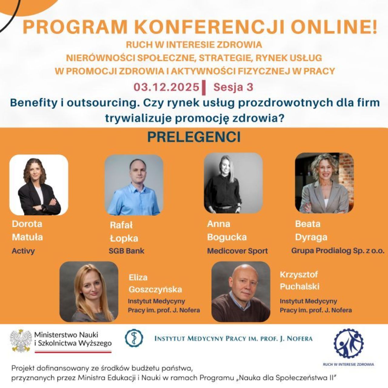 Ruch w pracy jako realna inwestycja w zdrowie i ekonomię. Medicover Sport na konferencji Instytutu Medycyny Pracy