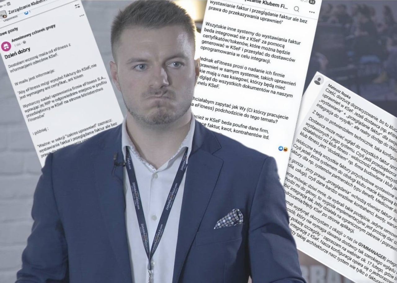 Czy eFitness uzyska dostęp do pełnych danych finansowych klubów? Kontrowersje wokół uprawnień w KSeF