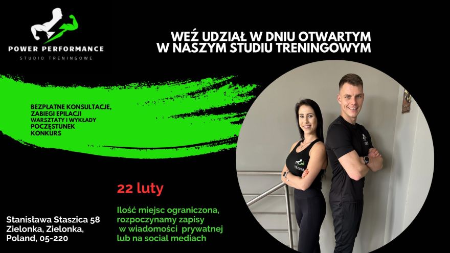 Aktualności Power Performance zaprasza na Dzień Otwarty: trening, wykłady i bezpłatna epilacja