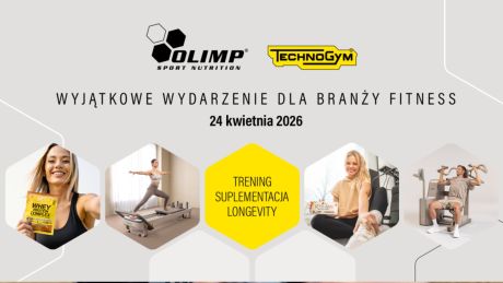 Technogym i Olimp Labs łączą siły i wspólnie zapraszają na wyjątkowe wydarzenie dla branży fitness. Dwa dni wiedzy, premier i networkingu.
