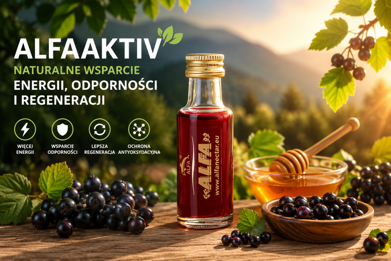 AlfaAktiv – naturalne wsparcie energii, odporności i regeneracji. Recenzja Ilony Wilk