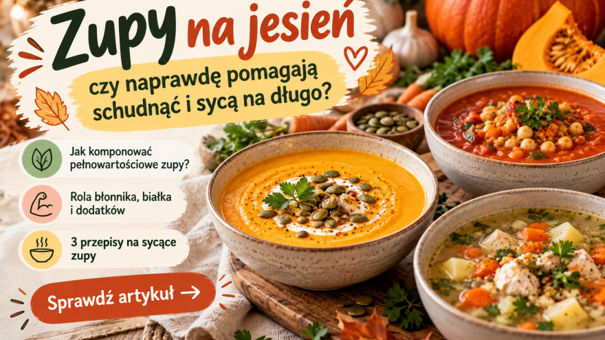 Dieta Zupy na jesień – czy naprawdę pomagają schudnąć i sycą na długo?