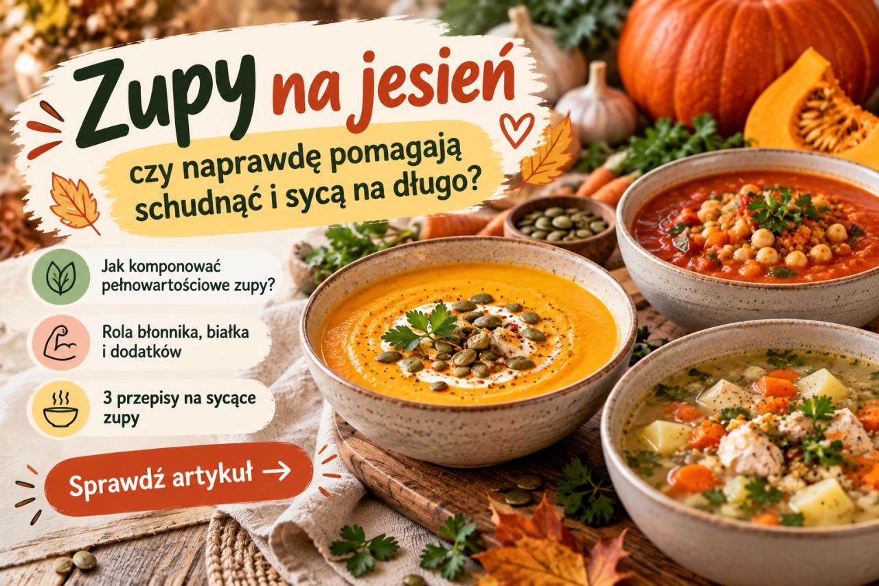 Zupy na jesień – czy naprawdę pomagają schudnąć i sycą na długo?