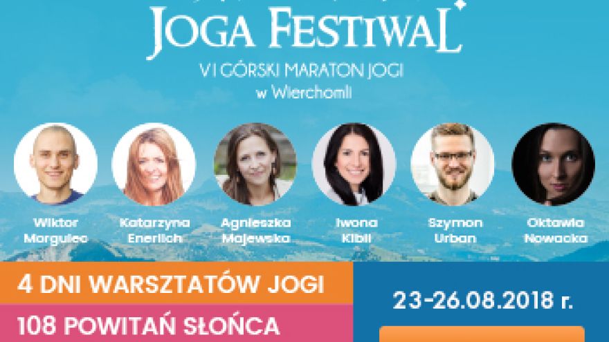 Joga Joga Festiwal już za miesiąc