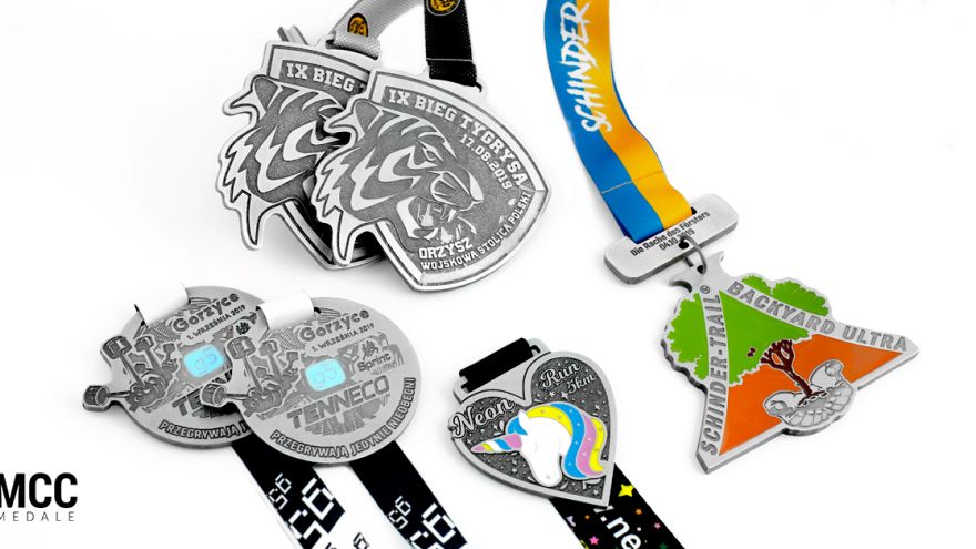 Zawody Medale biegowe - dodatkowa motywacja dla zawodników