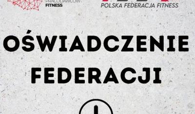 Oświadczenie Polskiej Federacji Fitness i Federacji Pracodawców Fitness