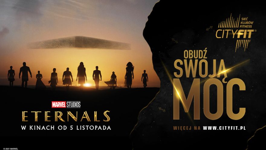 Filmy “Obudź swoją moc” w CityFit z okazji premiery filmu Marvel Studios „Eternals”