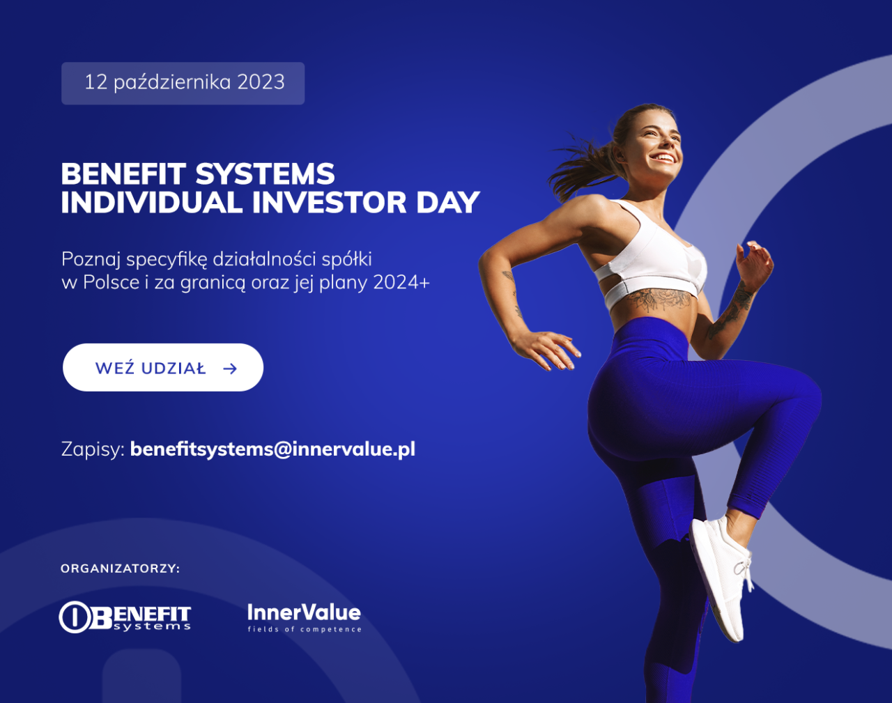 Benefit Systems Individual Investor Day już w czwartek. Poznaj plany rozwoju spółki na rynku polskim i zagranicznym