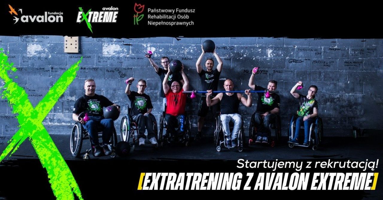 EXTRAtrening z Avalon Extreme -Fundacja Avalon rozpoczęła rekrutację klubów sportowych, trenerów i asystentów do treningów z OzN