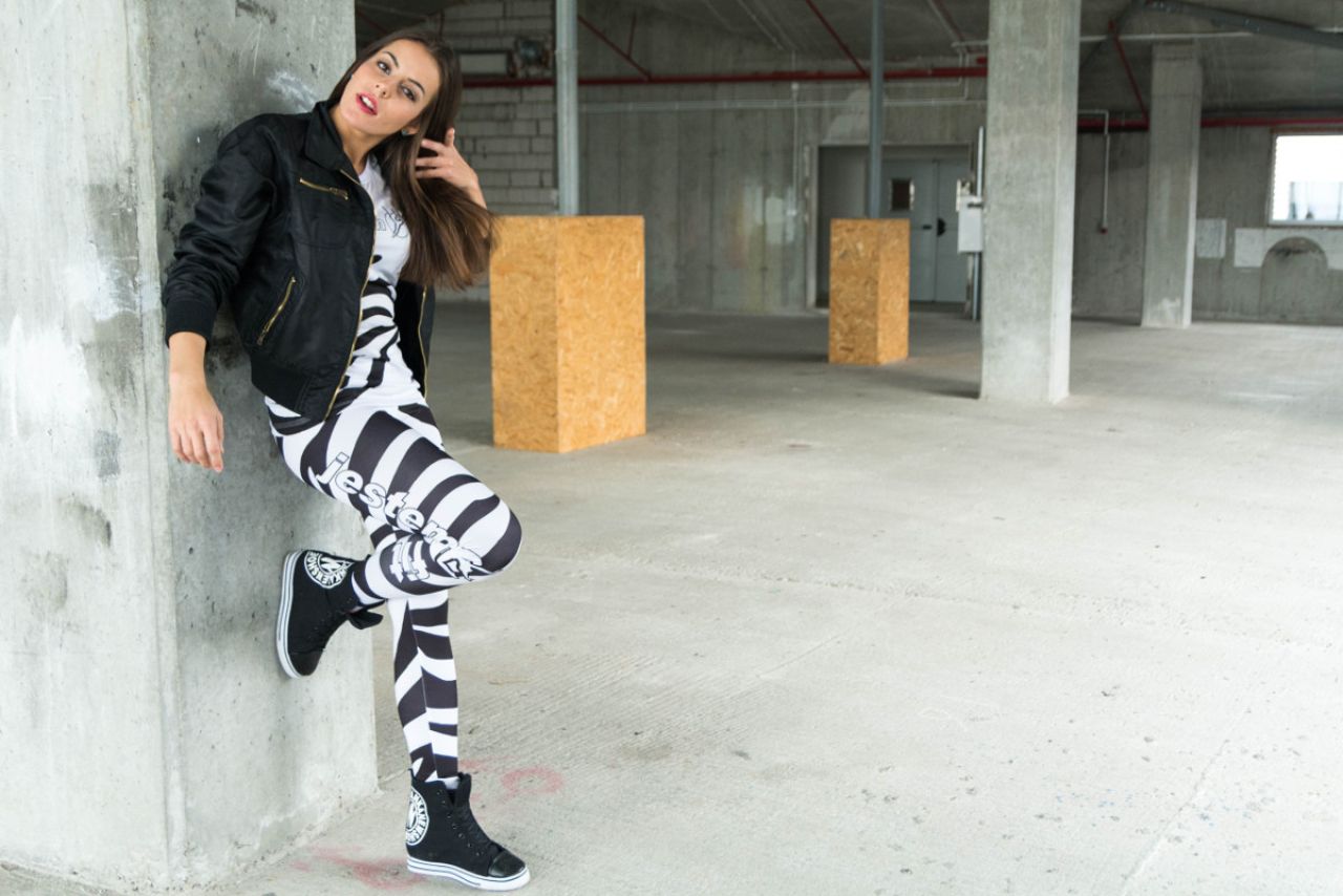 legginsy zebra #jestemfit tylko za 79 zł!