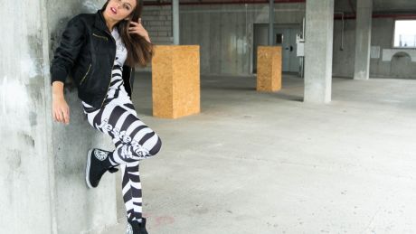 legginsy zebra #jestemfit tylko za 79 zł!